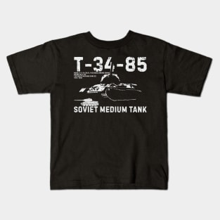 Soviet medium tank T-34-85 Kids T-Shirt